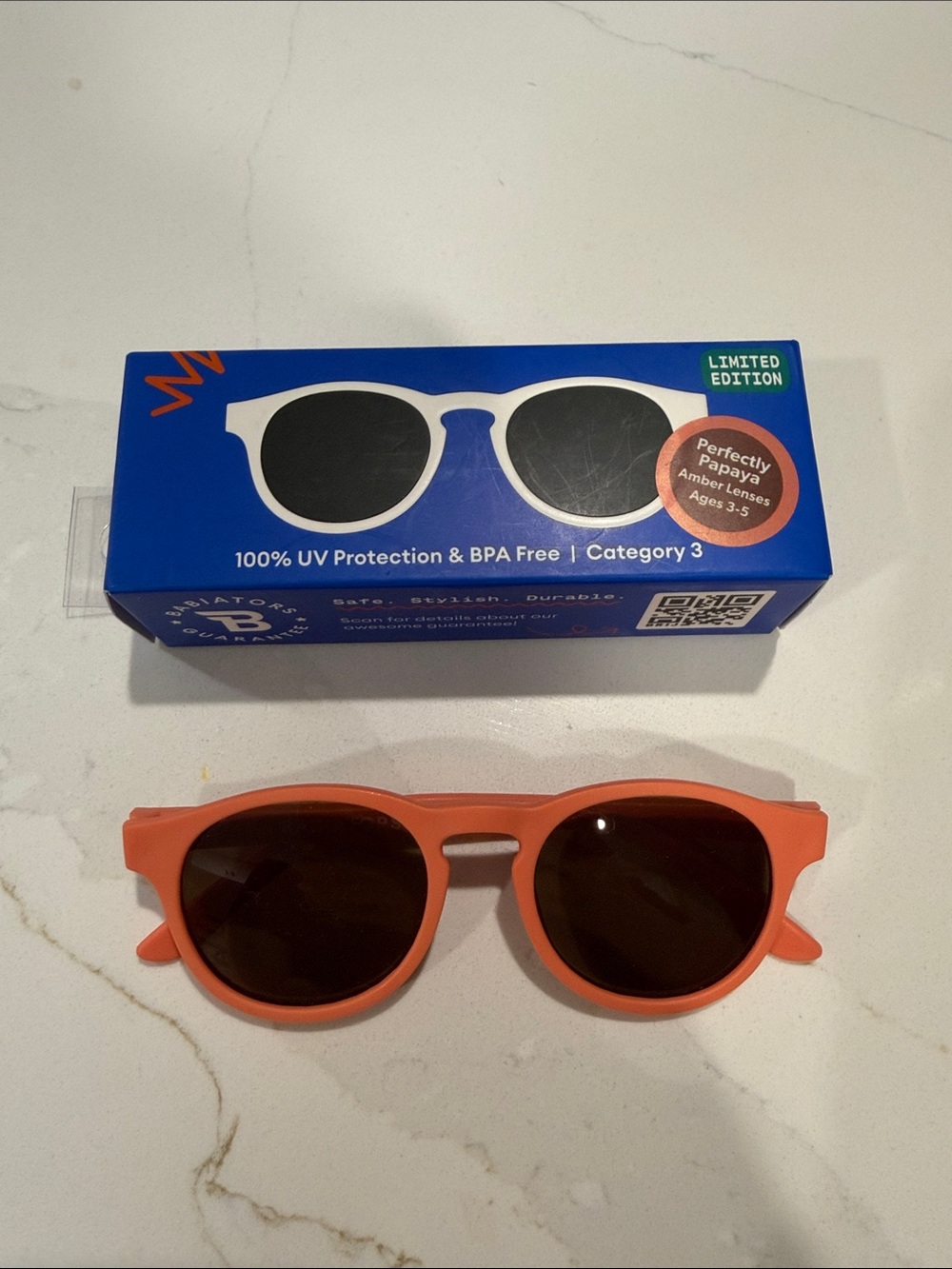 Kids Sunglasses - Papaya color